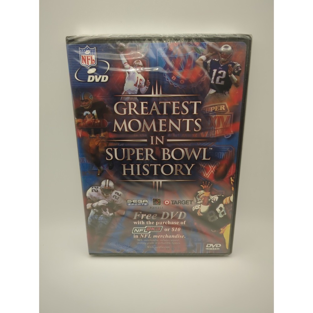 Greatest Moments In Super Bowl History DVD Sealed